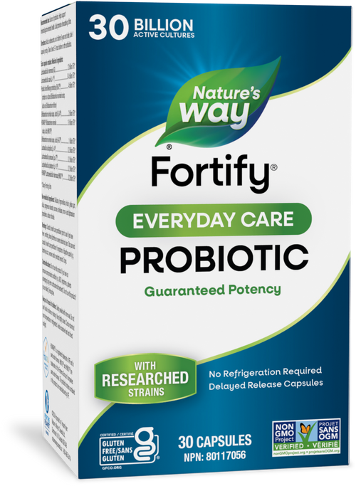 <{%PRIMARY_10862%}>Nature's Way® | Fortify Everyday Care Probiotic, 30 capsules