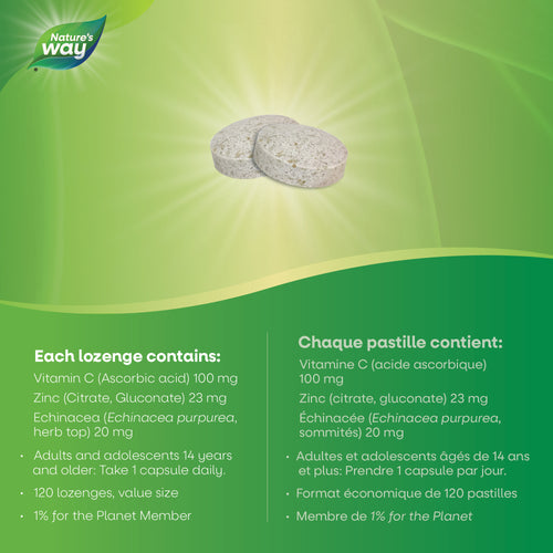 <{%MAIN3_13698%}>Nature's Way® | Zinc with Echinacea & Vitamin C