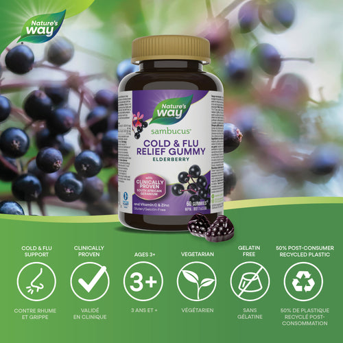 <{%MAIN1_14161%}>Nature's Way® | Sambucus Relief Adult Gummy 60 ct