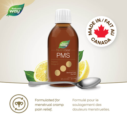 <{%MAIN2_16414%}>Nature's Way® | NutraSea PMS Targeted Omega-3, Lemon, 200ml