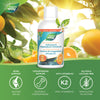 <{%MAIN2_10468%}>Nature's Way® | Calcium & Magnesium Citrate 2:1 with Vitamin K2 & Collagen, Orange
