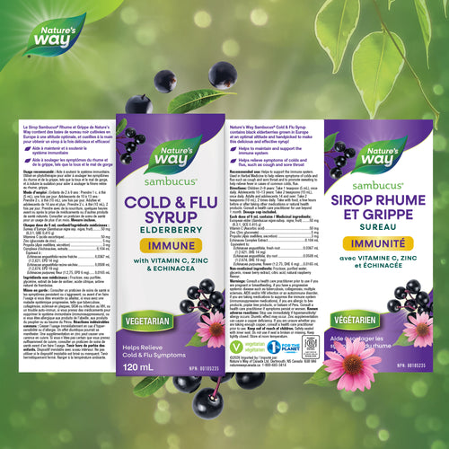 <{%FACT1_10691%}>Nature's Way® | Sambucus Immune Cold and Flu Care, Syrup