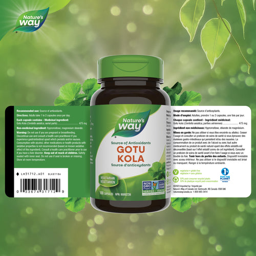 <{%FACT1_31712%}>Nature's Way® | Gotu Kola - supplement facts