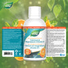 <{%FACT1_10468%}>Nature's Way® | Calcium & Magnesium Citrate 2:1 with Vitamin K2 & Collagen, Orange - supplement facts