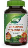 <{%PRIMARY_14003%}>Nature's Way® | Vitamin D, Immune and Bone Support, 60 gummies, MIXED FRUIT FLAVOURS
