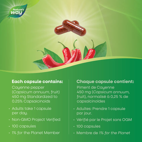 <{%MAIN3_10407%}>Nature's Way® | Cayenne, 40,000 HU