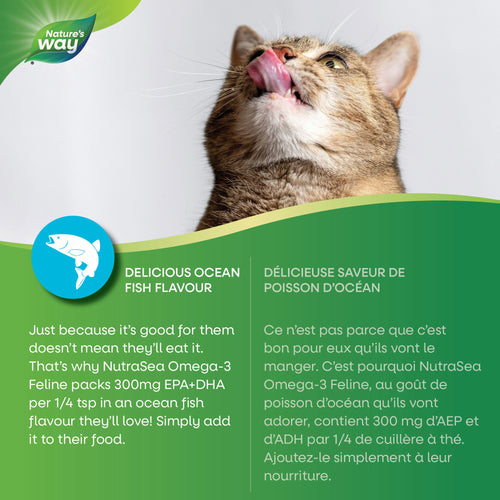 <{%MAIN2_15807%}>Nature's Way® | NutraSea Omega-3 Feline 140ml
