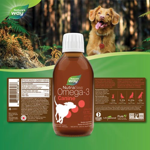 <{%FACT1_15808%}>Nature's Way® | NutraSea Omega-3 Canine 200ml