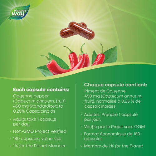 <{%MAIN3_10408%}>Nature's Way® | Cayenne, 40,000 HU