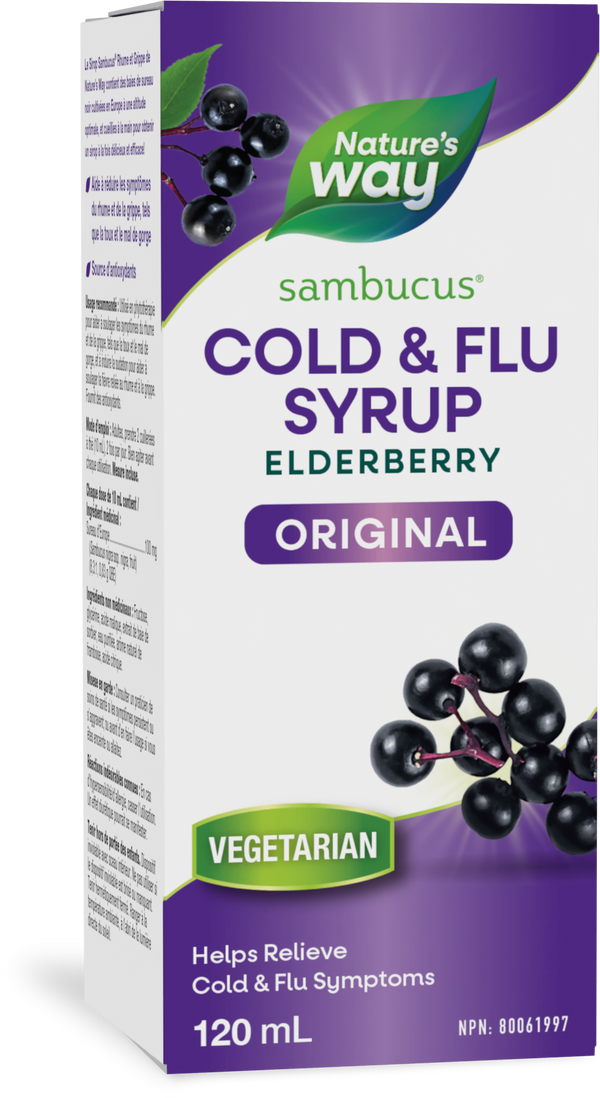 Original Sambucus Cold and Flu Care, Sirop / 4 fl oz (120 ml)