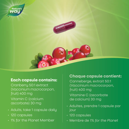 <{%MAIN3_14980%}>Nature's Way® | Cranberry Extract Capsules