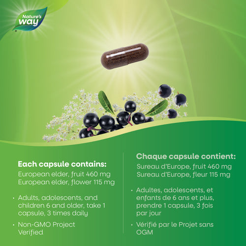 <{%MAIN3_13647%}>Nature's Way® | Sambucus Elderberry Cold and Flu Care Capsules