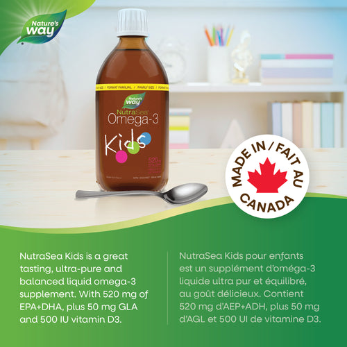 <{%MAIN2_11212%}>Nature's Way® | NutraSea® Kids™ Omega-3, Bubblegum