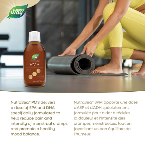 <{%MAIN1_16414%}>Nature's Way® | NutraSea PMS Targeted Omega-3, Lemon, 200ml