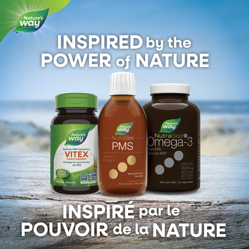 <{%MAIN5_16414%}>Nature's Way® | NutraSea PMS Targeted Omega-3, Lemon, 200ml
