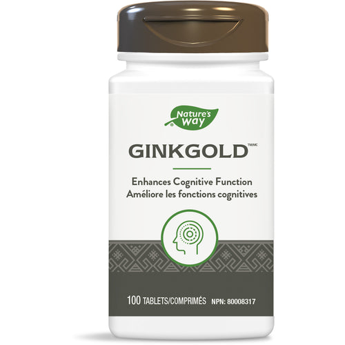 Ginkgold, Ginkgo Biloba Standardized Extract / 100 tablets