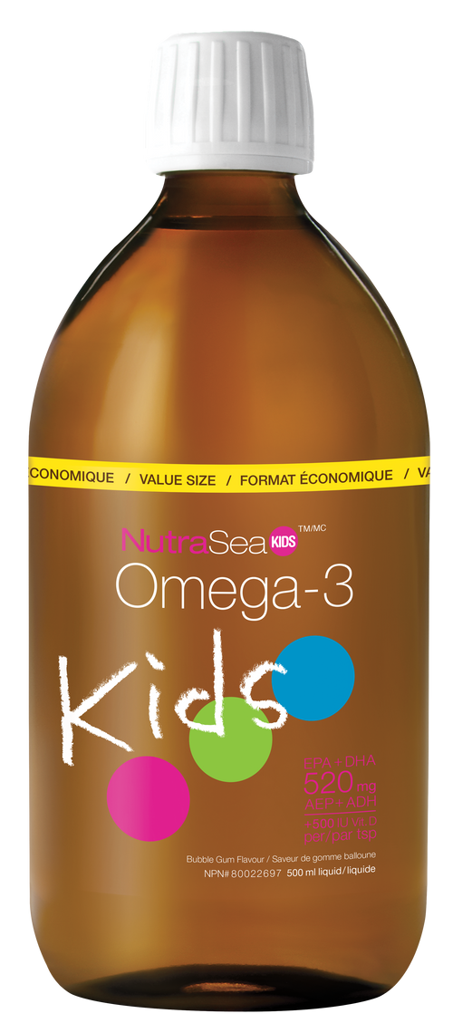 NutraSea® Kids™ Oméga-3, Bubblegum / 16,9 fl oz (500 ml)