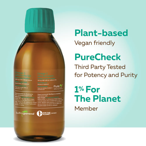 NutraVege™ Omega-3, Plant Based, Strawberry Orange / 6.8 fl oz (200 ml)
