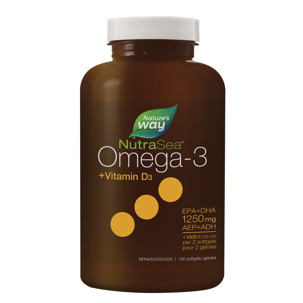 NutraSea+D™ Omega3 Liquid Gels, Fresh Mint / 150 softgels Nature's