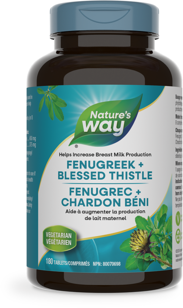 Fenugrec + Chardon béni / 180 comprimés
