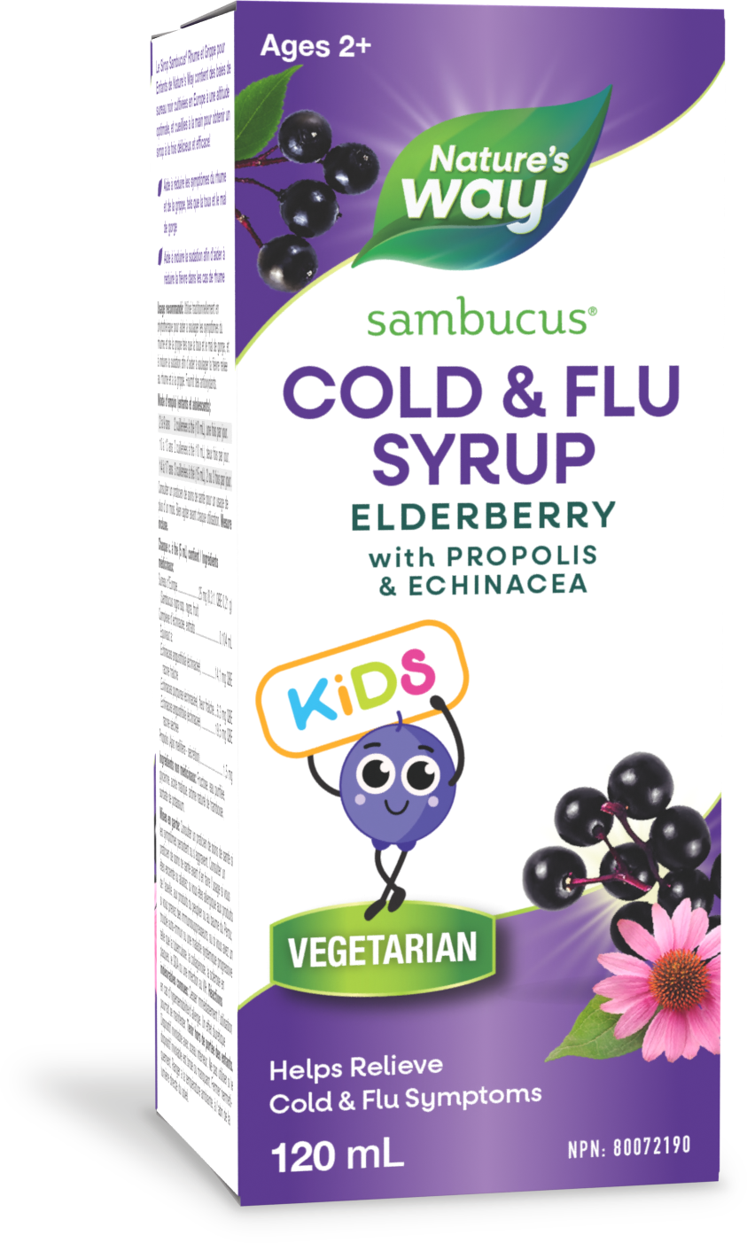 Kids Sambucus Cold and Flu Care, Syrup / 4 fl oz (120 ml)