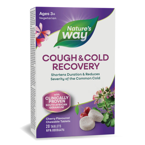 Nature's Way Cough & Cold Recovery Chewable Tablets / 20 chewables