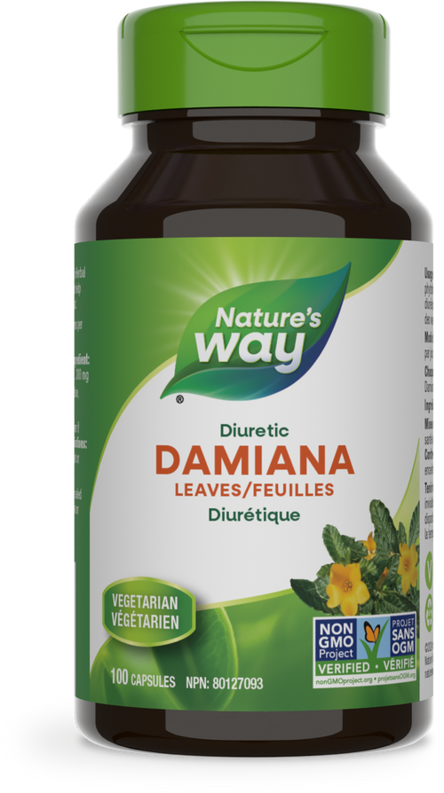 Damiana Leaves / 100 capsules