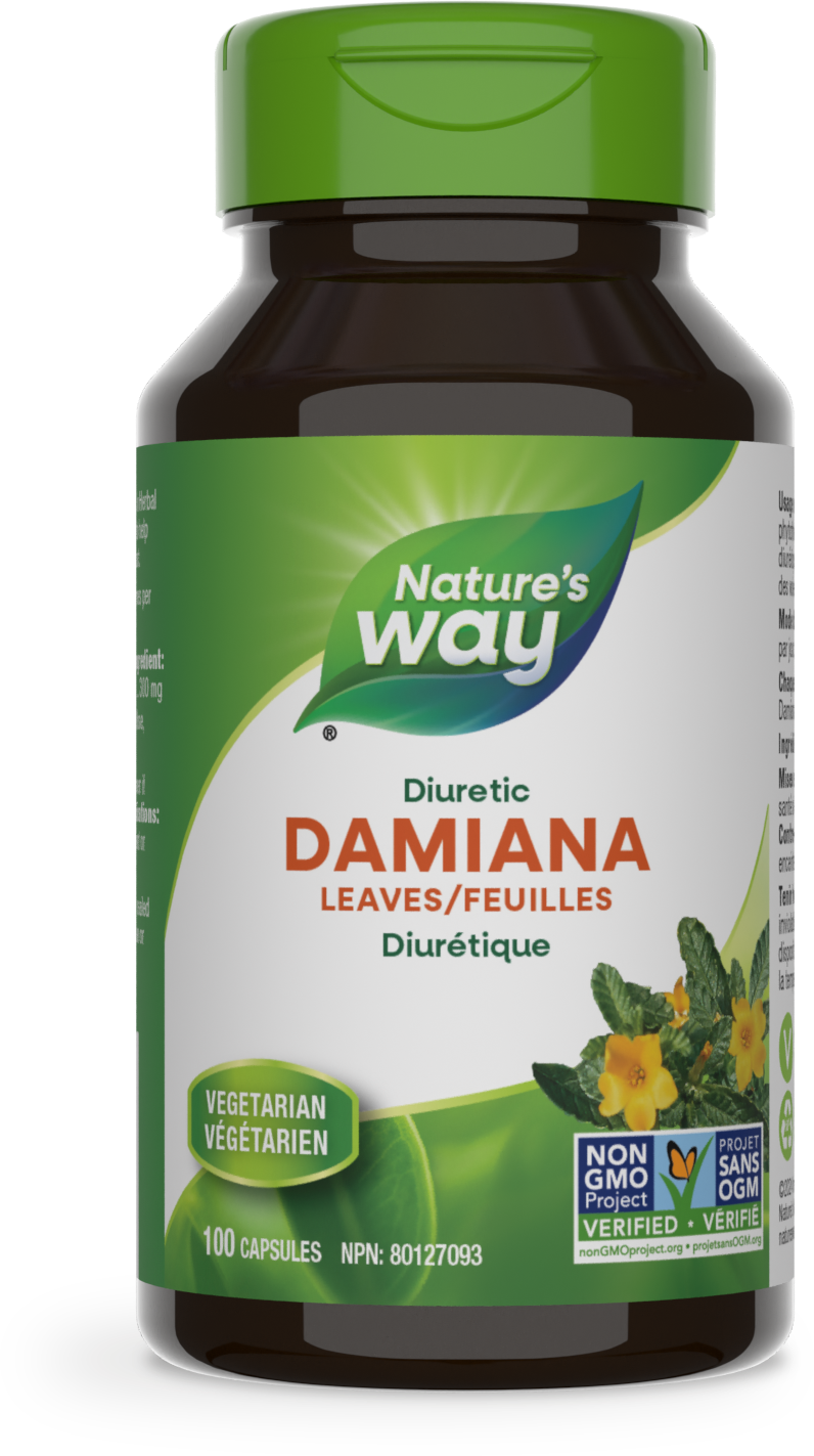 Damiana Leaves / 100 capsules