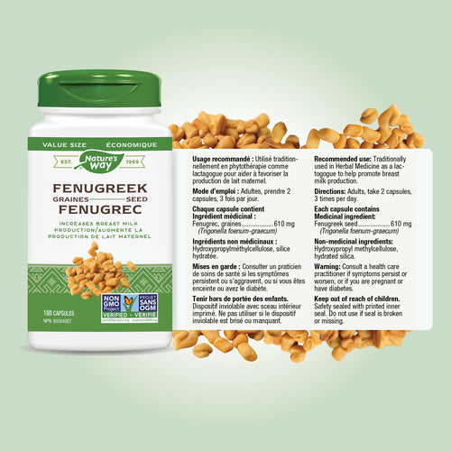 Fenugreek Seed / 180 capsules