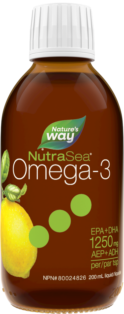 NutraSea® Omega-3, Lemon / 6.8 fl oz (200 ml)
