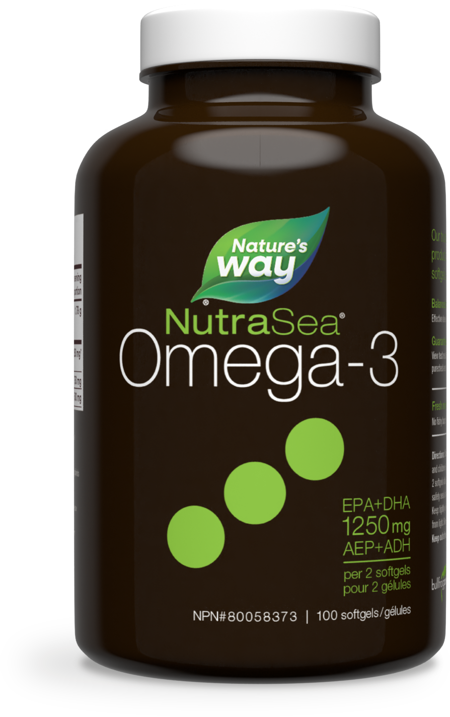 Gels liquides NutraSea® Oméga-3, menthe fraîche / 100 gélules