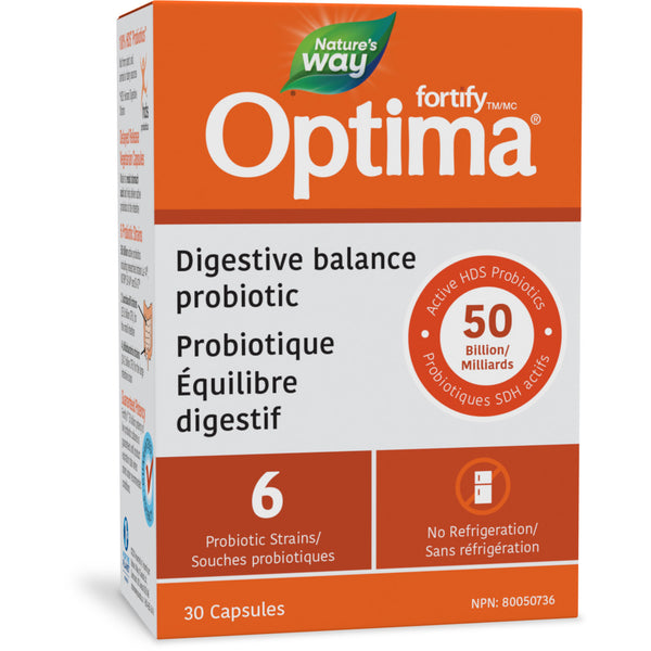 Probiotique Équilibre Digestif Fortify™ Optima™ / 30 capsules