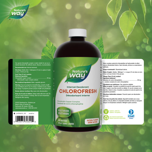Chlorofresh™, complexe de chlorophylline-cuivre, liquide, arôme naturel / 16 fl oz (474 ​​ml)