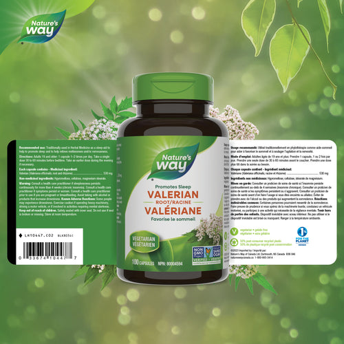 Valerian Root / 100 capsules