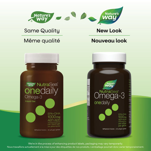 NutraSea® Omega-3 One Daily Liquid Gels, Fresh Mint / 30 softgels