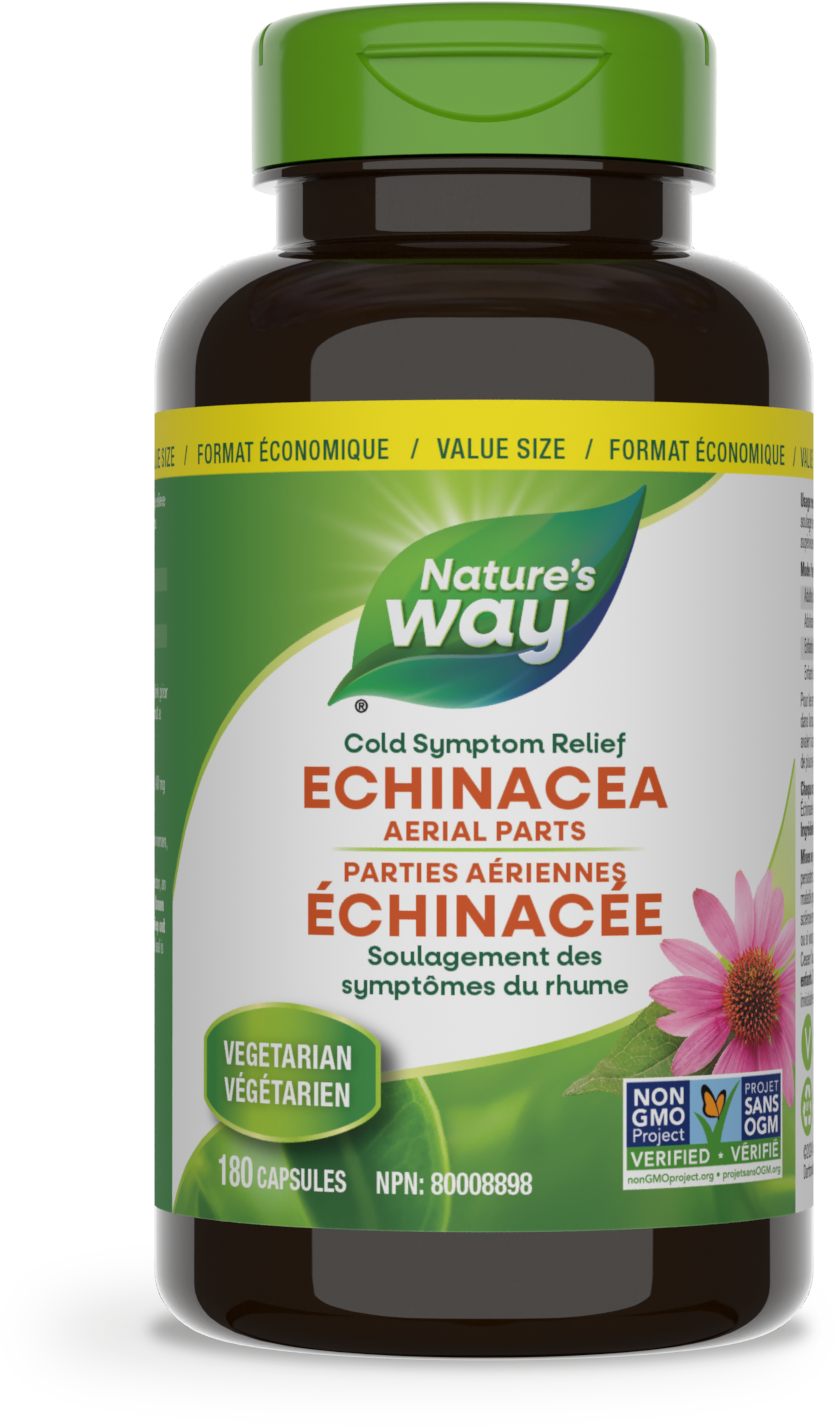 Echinacea, Aerial Parts / 180 capsules