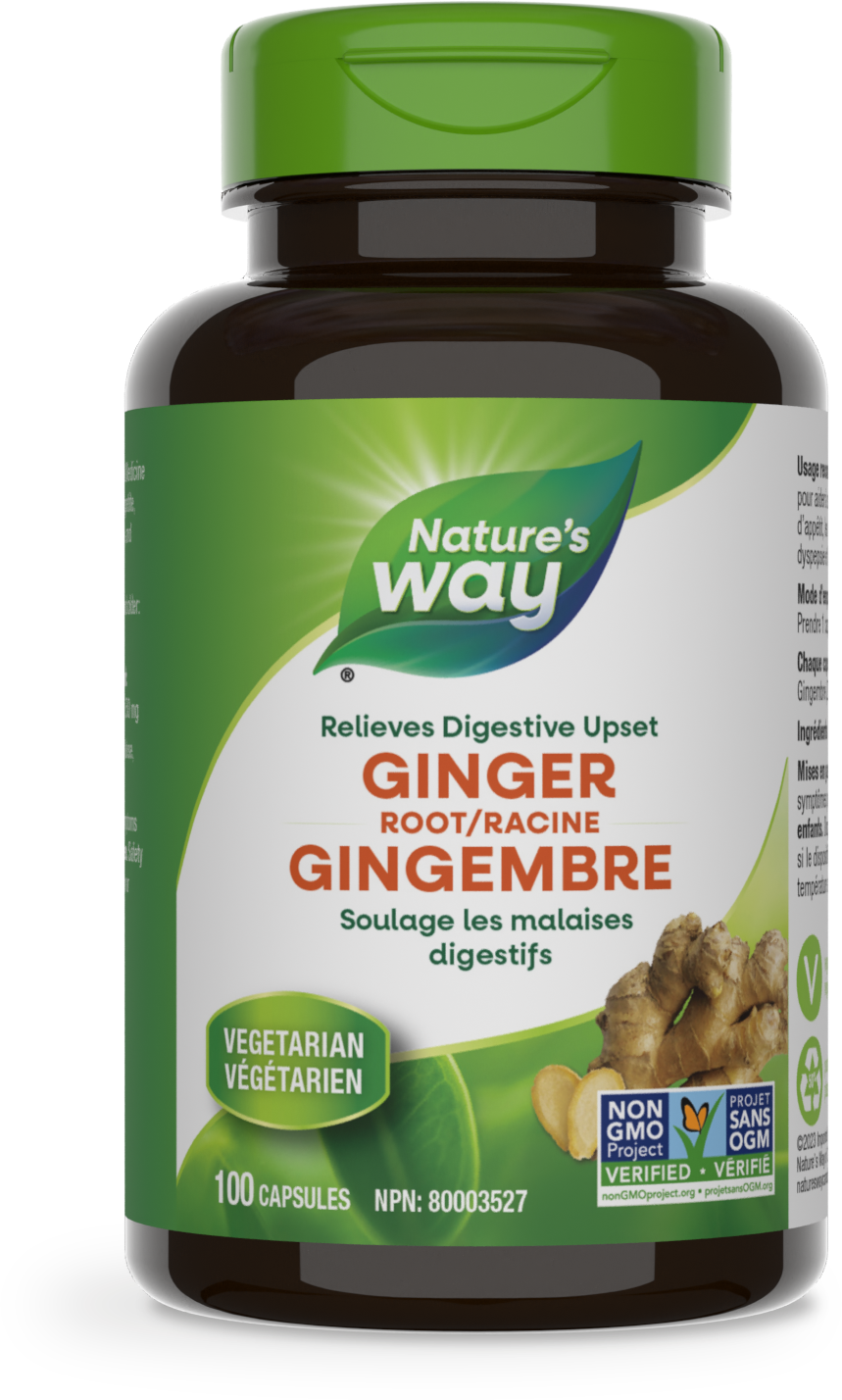 Ginger Root / 100 capsules