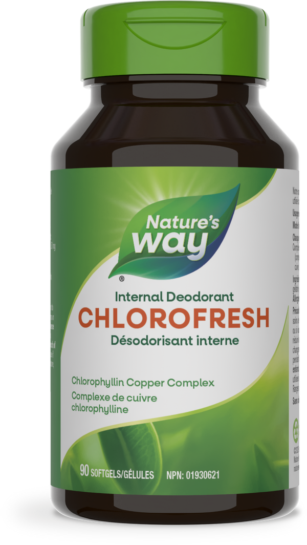 Chlorofresh, Chlorophyllin Copper Complex / 90 softgels