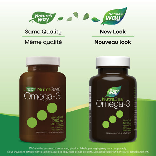 NutraSea® Omega-3 Liquid Gels, Fresh Mint / 60 softgels