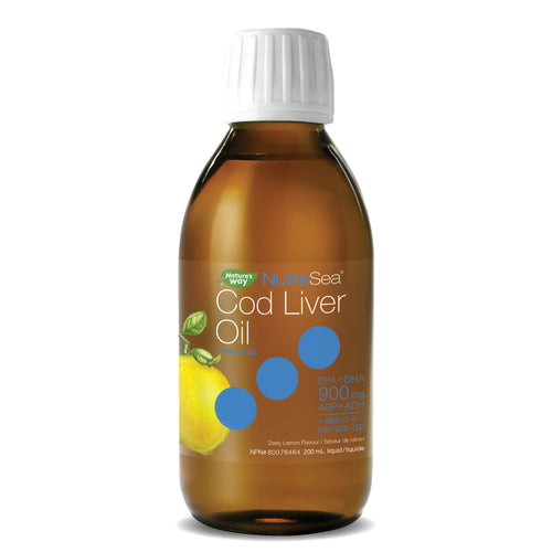 NutraSea® Cod Liver Oil, Lemon / 6.8 fl oz (200 ml)