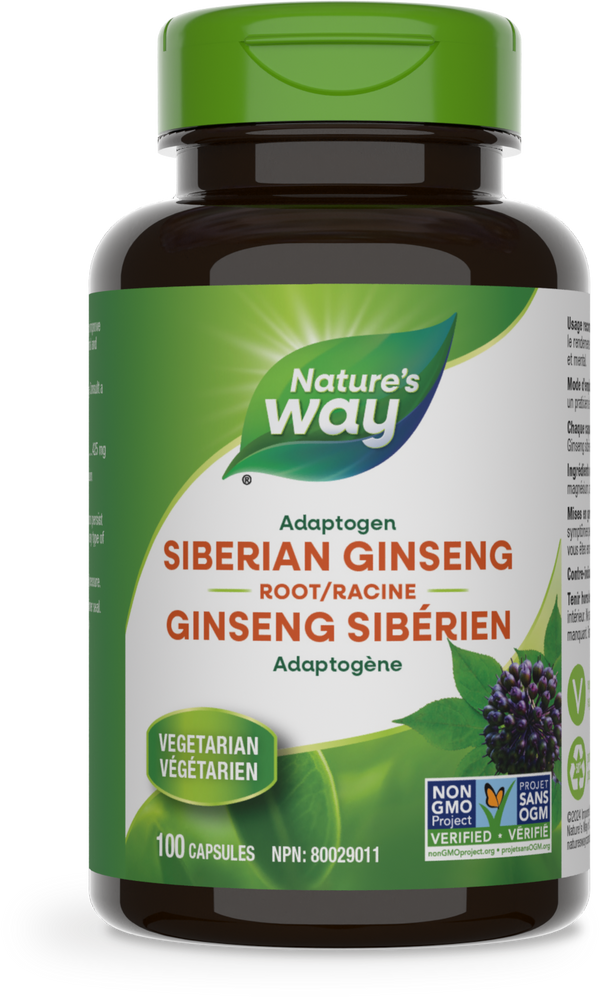 Racine de Ginseng de Sibérie / 100 gélules