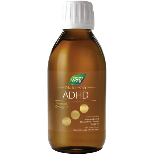 NutraSea ADHD Targeted Omega-3, Citrus Punch / 6.8 fl oz (200 ml)