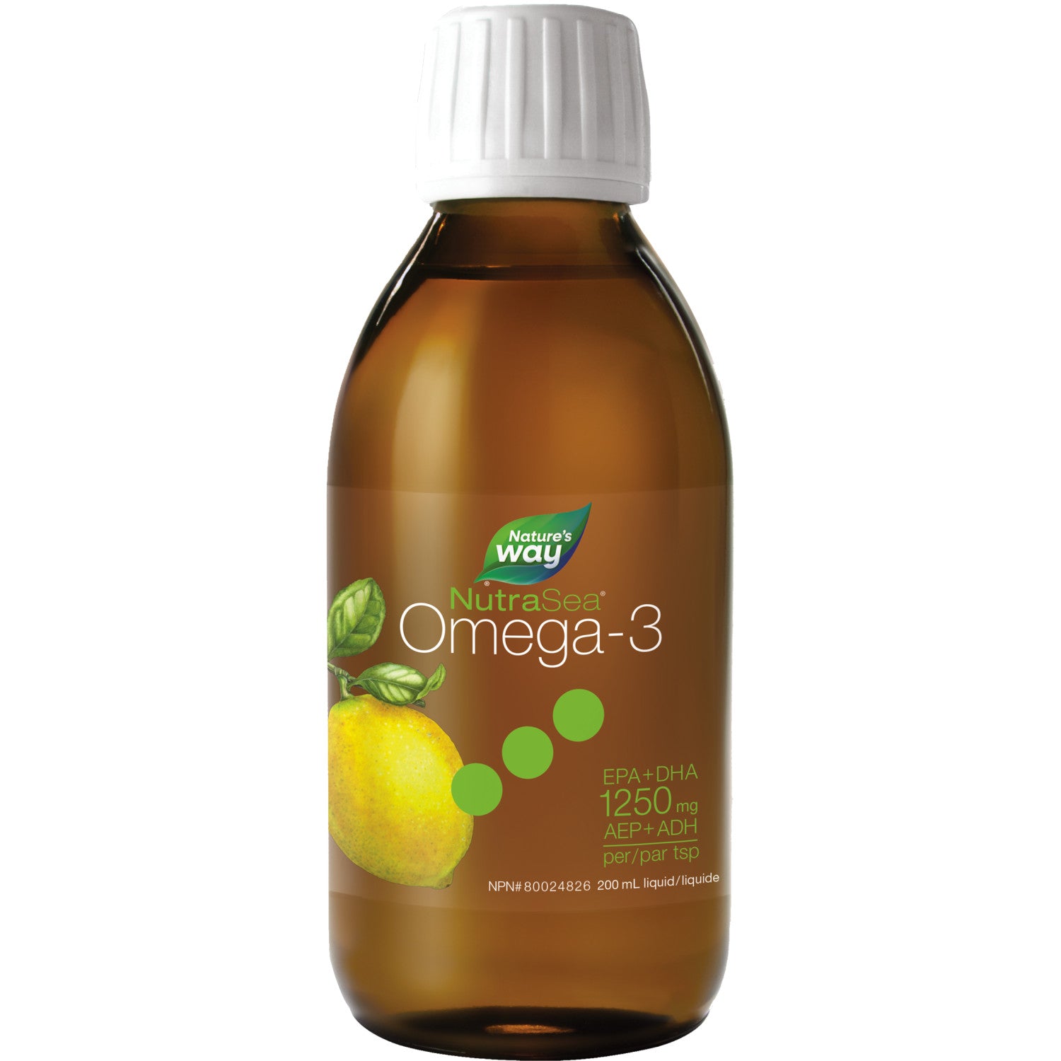 NutraSea® Omega-3, Lemon / 6.8 fl oz (200 ml)