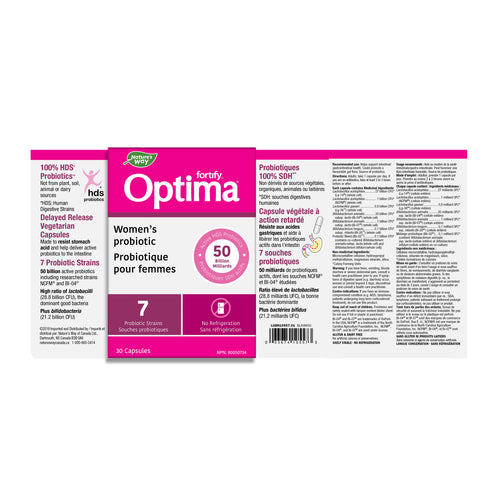 Probiotique pour femmes Fortify™ Optima™ / 30 capsules