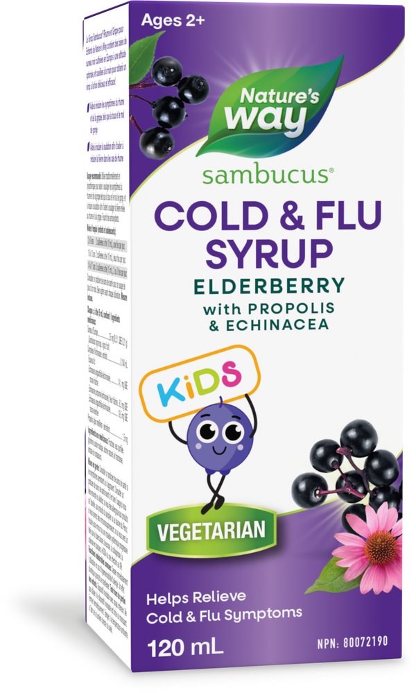 Kids Sambucus Cold and Flu Care, Syrup / 4 fl oz (120 ml)