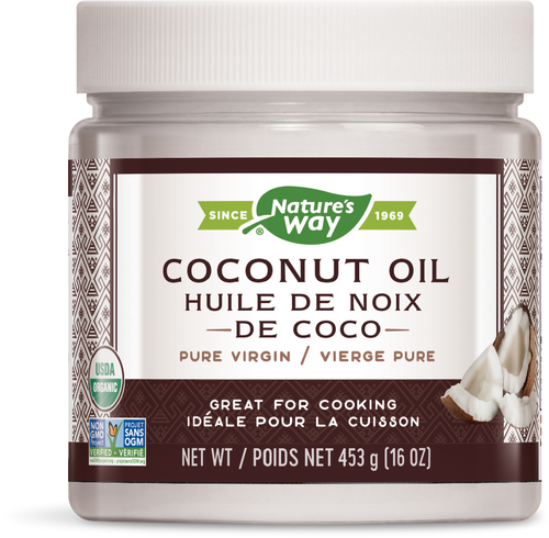 Huile de Coco Biologique Pure Vierge / 16 oz (454 g)