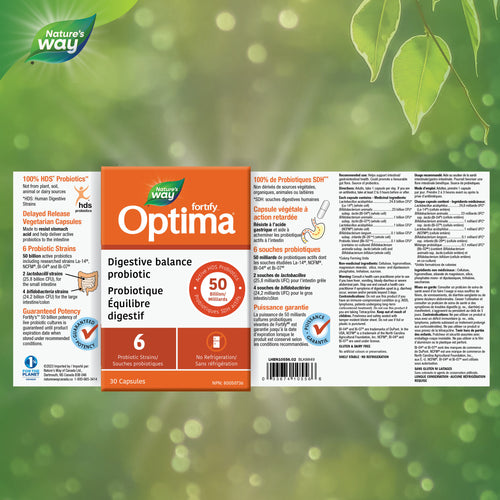 Fortify™ Optima™ Digestive Balance Probiotic / 30 capsules