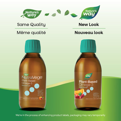 NutraVege™ Omega-3, Plant Based, Extra Strength, Cranberry Orange / 6.8 fl oz (200 ml)