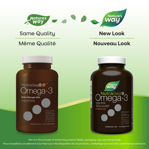 Gels liquides NutraSea® HP™ +D Oméga-3, menthe fraîche / 60 gélules