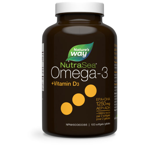 NutraSea+D™ Omega-3 Liquid Gels, Fresh Mint / 100 softgels